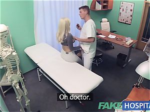 fake medical center super-steamy Italian babe with fat bumpers