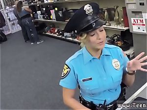 large shaft in milky butt assfuck and massive fuckpole lil' gonzo screwing Ms Police Officer